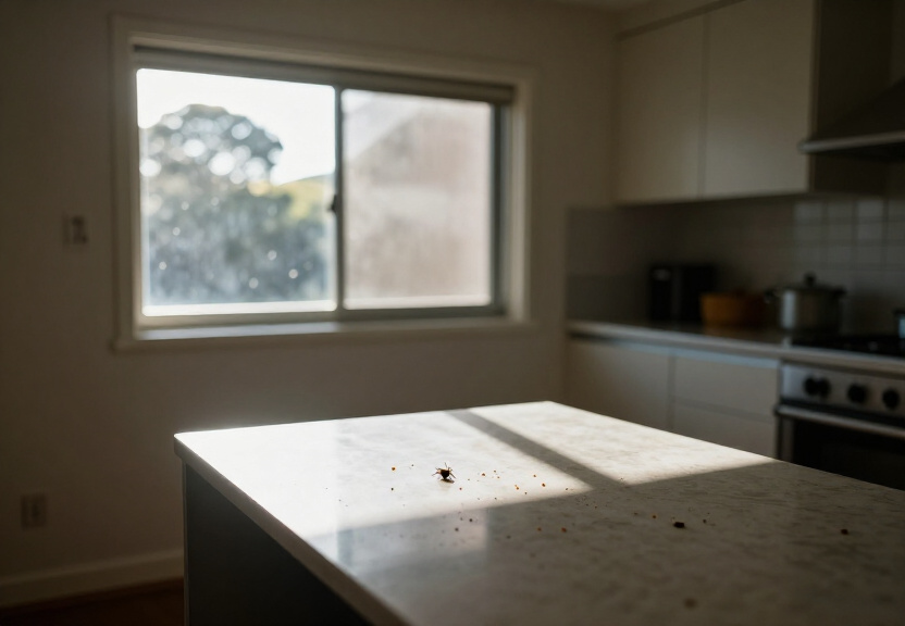 Ants in a Quakers Hill garage before treatment